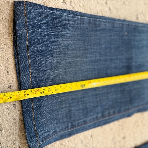 Joe's Jeans size 30 EUC Dark Blue Wide Leg Denim “Rocker” model - Picture 10 of 12